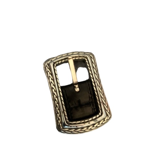 Women’s—Brighton Reversible Black And Brown Belt. Silver Detailing And Buckle. - Picture 5 of 13